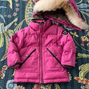 Pajar 3T down and real fur puffer coat